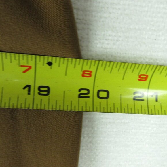 Ellen Tracy Vintage Silk Dress Size 14 Camel - Picture 10 of 14